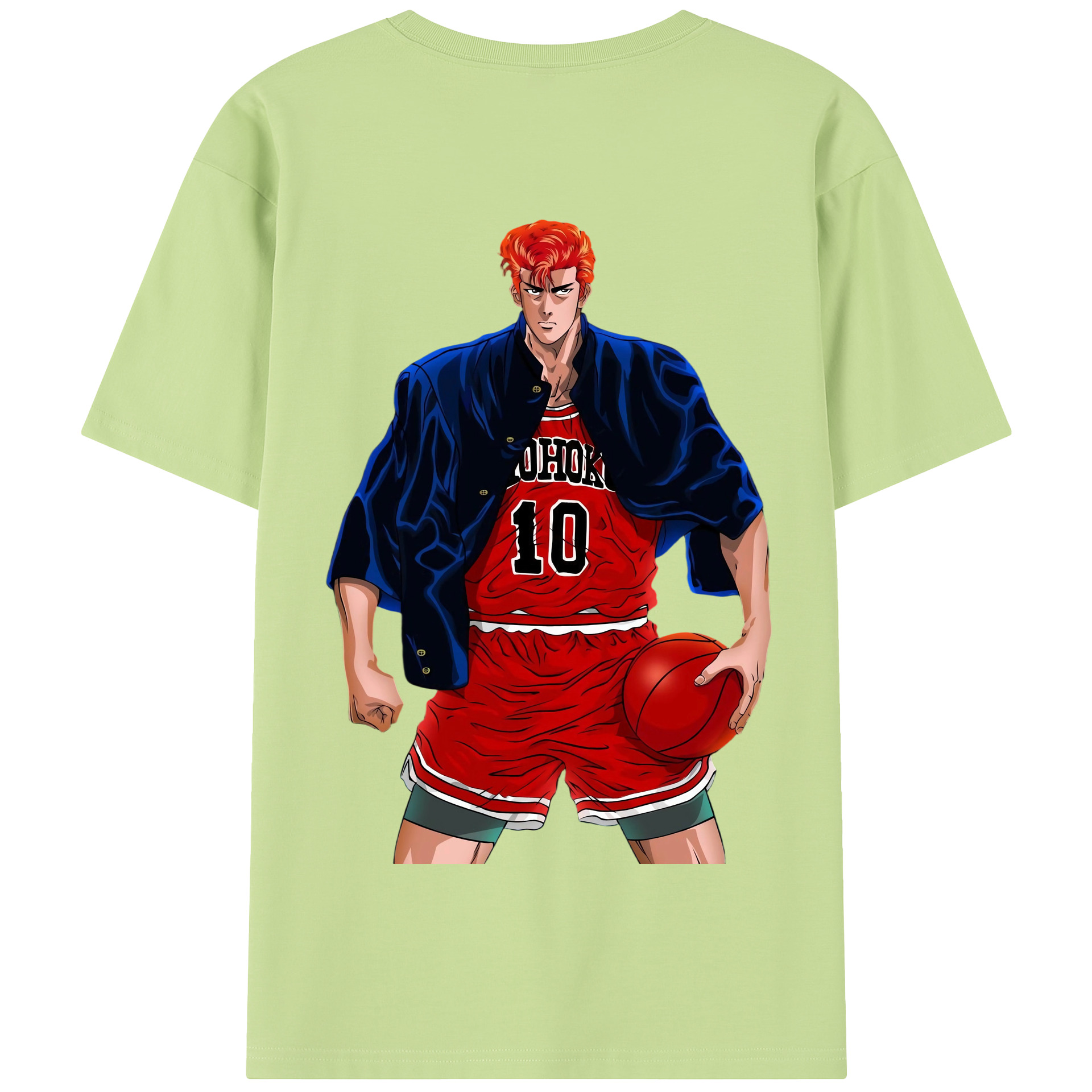 SLAM DUNK／スラムダンク 綿100％半袖Tシャツ（背面プリント）